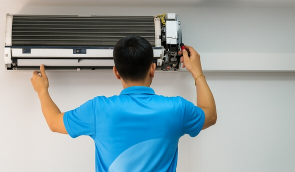 Làm gì khi máy lạnh chảy nước?