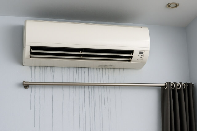 Máy lạnh chảy nước