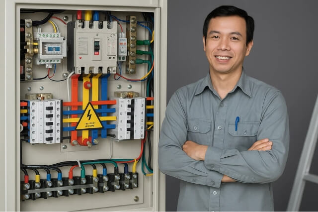 Thợ điện ở bình tân