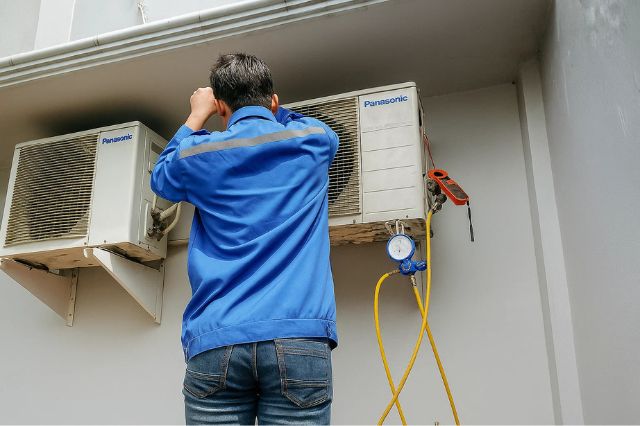 Thợ sửa máy lạnh bình tân
