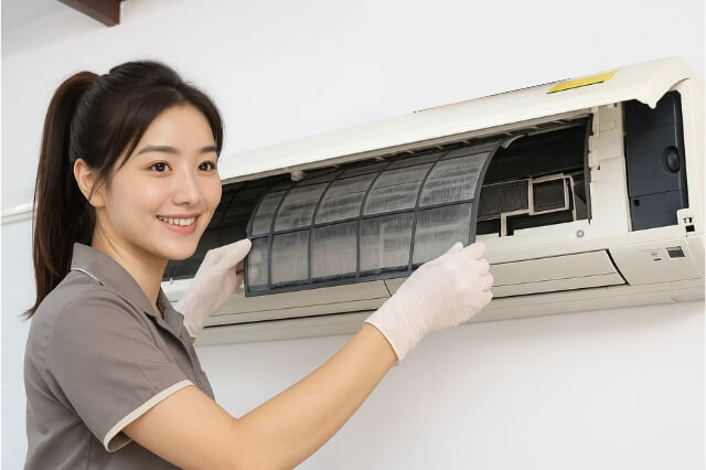 Vệ sinh máy lạnh có xuất hóa đơn